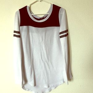 White Long Sleeve Tee